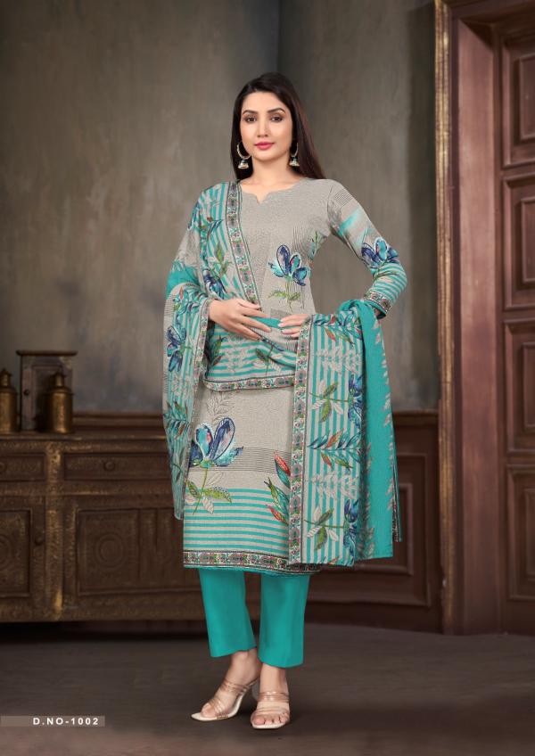 SAT Pashmina Shwal Suit Vol-13 – Dress Material